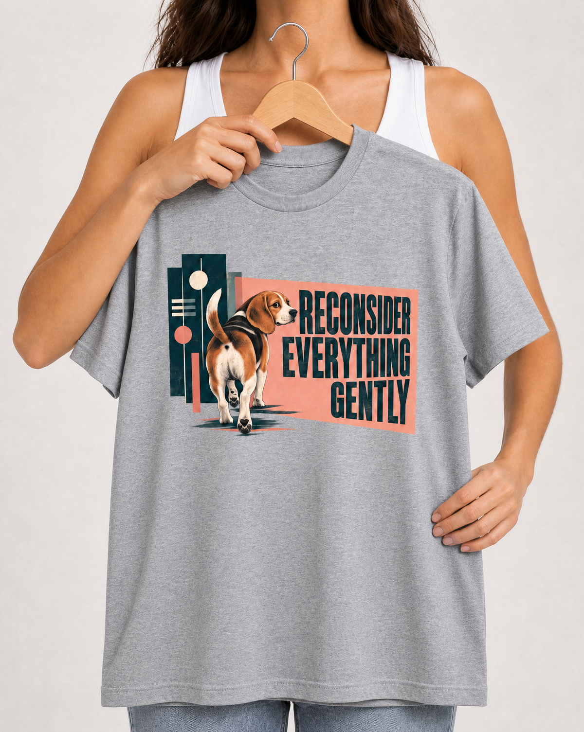 Beagle Reconsider Everything Gently T-Shirt