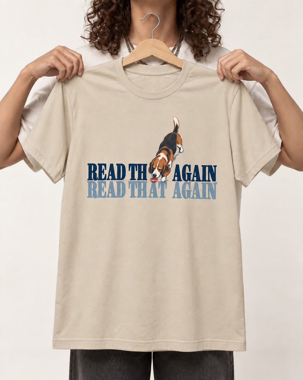 Read That Again Beagle T-Shirt