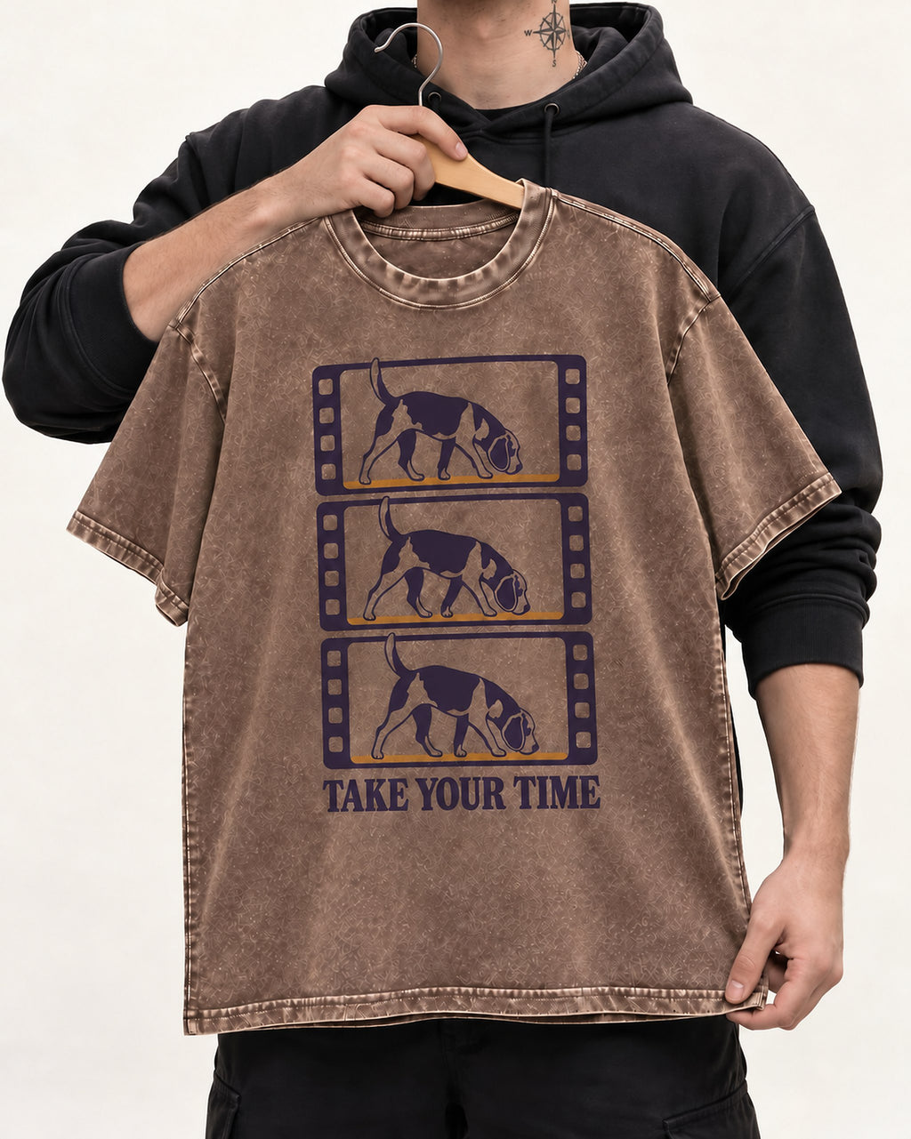 Beagle Take Your Time Washed Tee