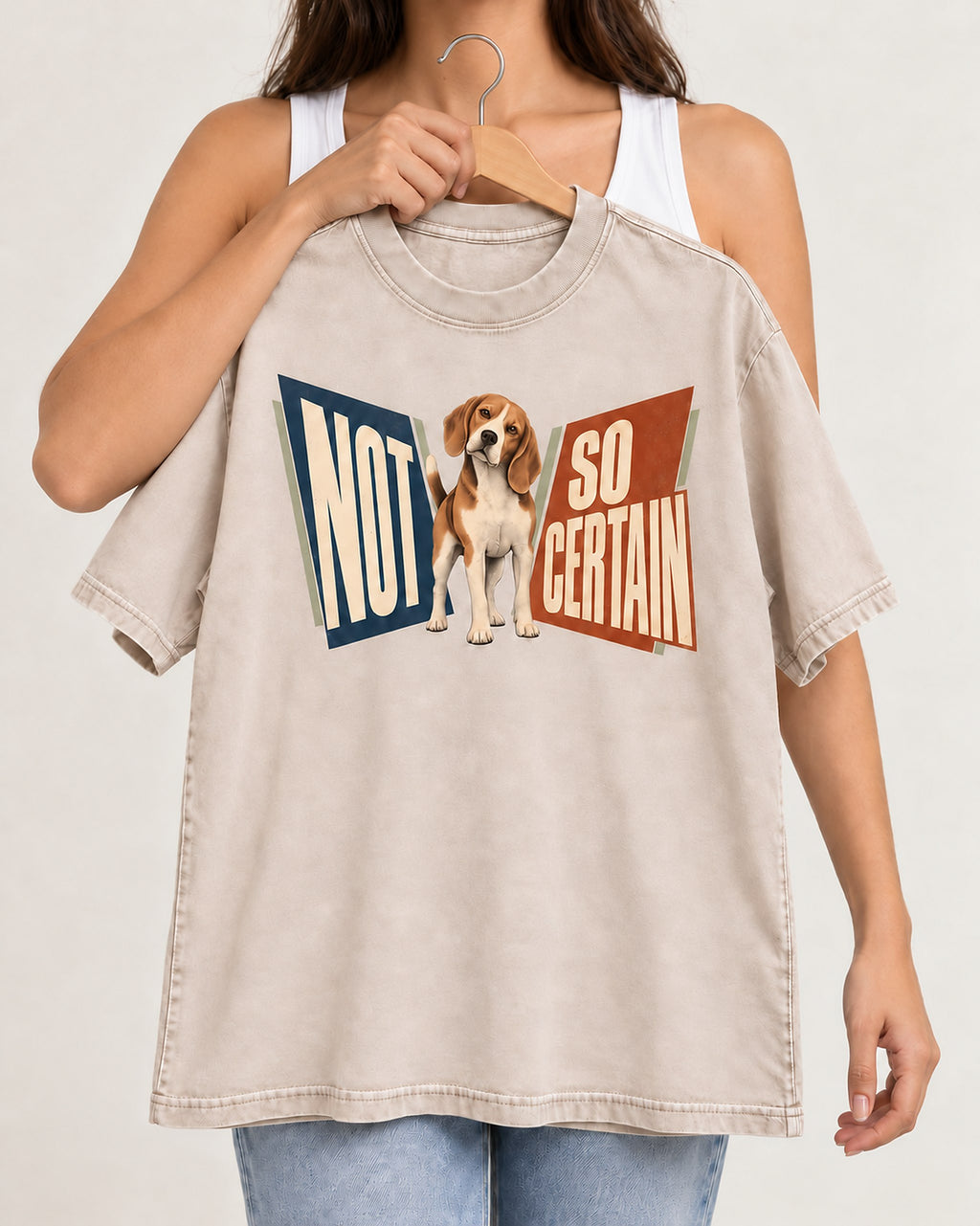 Not So Certain Beagle Washed Tee