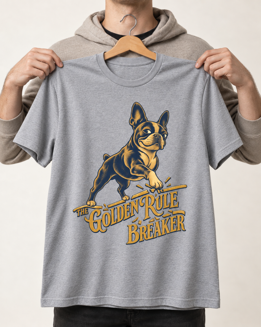 Boston Terrier Golden Rule Breaker T-Shirt