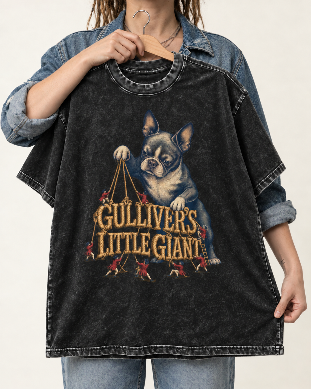 Gulliver's Little Giant Boston Terrier Washed Tee