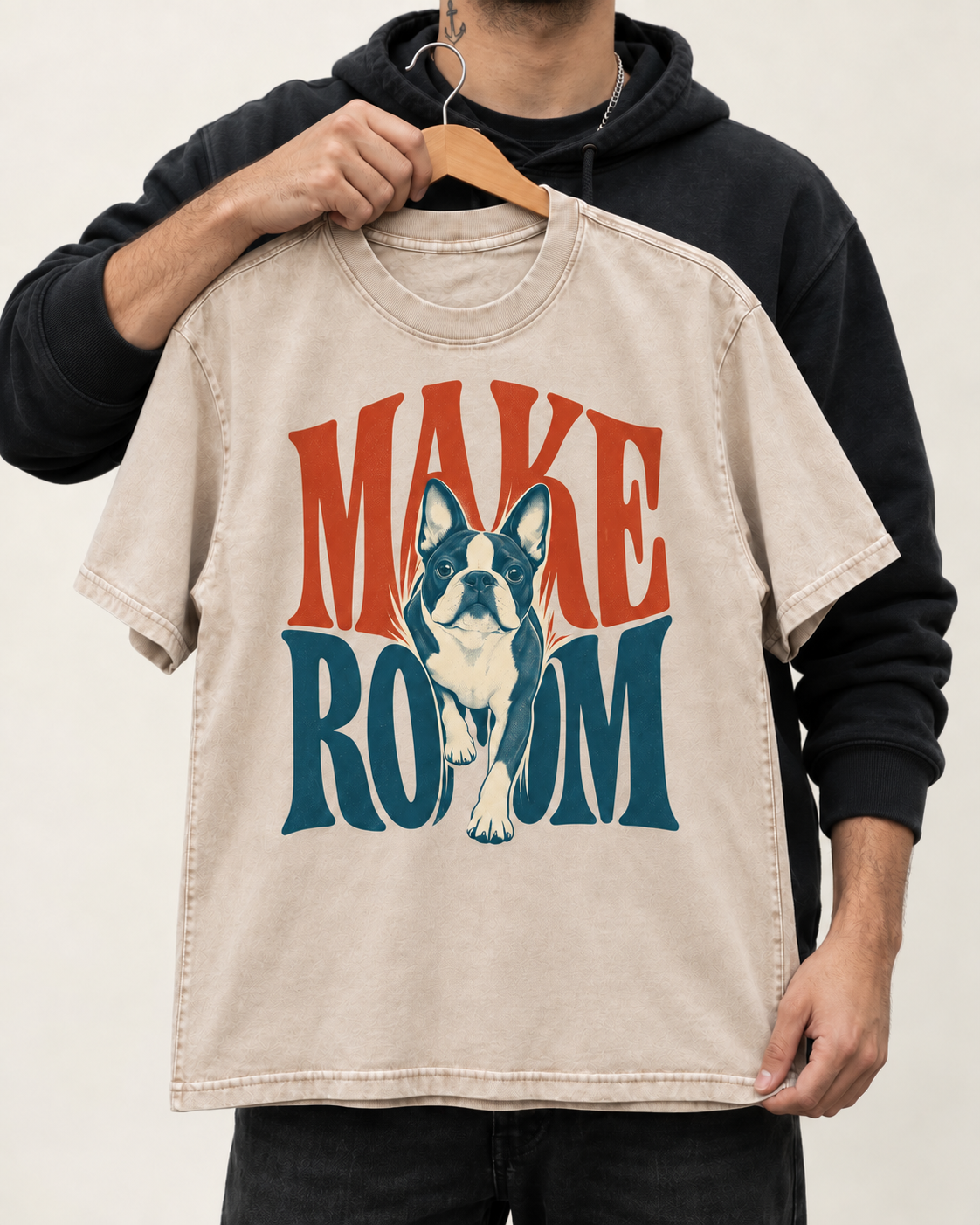 Make Room for the Boston Terrier Washed Tee