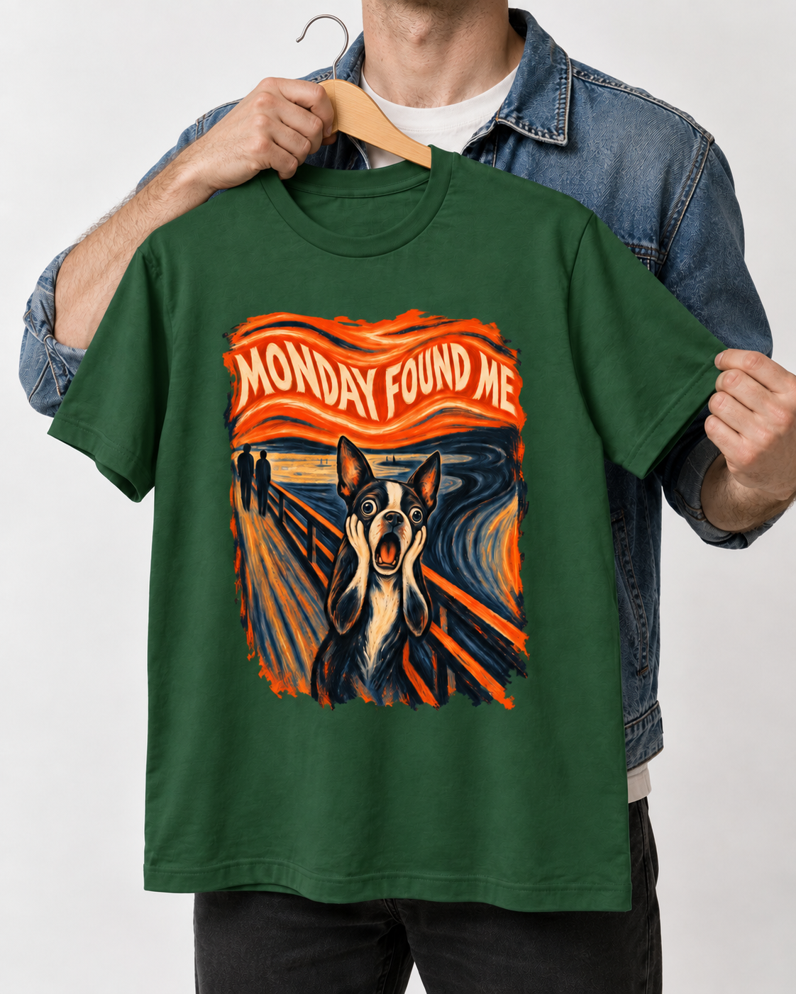 Monday Found Me Boston Terrier T-Shirt