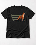 Doberman The Lean Standard Speed Bars Graphic T-Shirt in Black, flat lay product photo