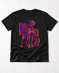 Great Dane Never in Step Standing Graphic T-Shirt in Black, flat lay product photo