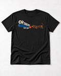 Dachshund Oh There You Are Ball Graphic T-Shirt in Black, flat lay product photo