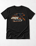 Doberman Own the Night Speed Graphic T-Shirt in Black, flat lay product photo