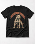 Pitbull Stay True Under Pressure Stance Graphic T-Shirt in Black, flat lay product photo