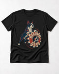 Second Gear Boston Terrier Graphic T-Shirt in Black, flat lay product photo