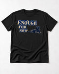 Labrador Retriever Enough for Now Reclining Graphic T-Shirt in Black, flat lay product photo