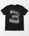 Pomeranian Phase Shift Filmstrip Graphic T-Shirt in Black, flat lay product photo
