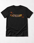 Dachshund Noon Can Stretch Sign Graphic T-Shirt in Black, flat lay product photo
