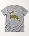 Twenty Minutes Later Beagle T-Shirt in Sport Grey, flat lay product photo