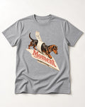 Dachshund Keep This Moment Receipt Graphic T-Shirt in Sport Grey, flat lay product photo