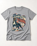 Boxer The Good Kind of Stubborn T-Shirt in Sport Grey, flat lay product photo
