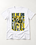 Not What It Seems Beagle T-Shirt in White, flat lay product photo