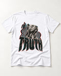 Pitbull Truth T-Shirt in White, flat lay product photo