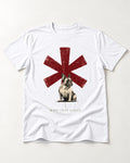 Frenchie More Than a Note T-Shirt in White, flat lay product photo