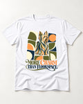 Yorkshire Terrier More Charm Than Space T-Shirt in White, flat lay product photo