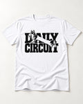 Daily Corgi Circuit T-Shirt in White, flat lay product photo