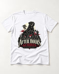 After Hours Rottweiler Guardian T-Shirt in White, flat lay product photo