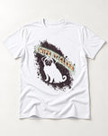 Pug Wipe It Clear T-Shirt in White, flat lay product photo