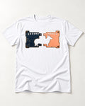 Corgi Is Enough T-Shirt in White, flat lay product photo