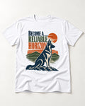 German Shepherd Dog Become a Reliable Horizon T-Shirt in White, flat lay product photo
