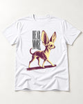 Hear More Chihuahua T-Shirt in White, flat lay product photo