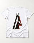 Doberman A Cut Above T-Shirt in White, flat lay product photo