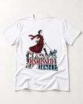 Class Dismissed Itself Yorkshire Terrier T-Shirt in White, flat lay product photo