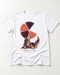Golden Retriever Is My Missing Piece T-Shirt in White, flat lay product photo