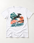 German Shorthaired Pointer Where the Air Changes T-Shirt in White, flat lay product photo