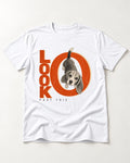 Look Past This Beagle T-Shirt in White, flat lay product photo
