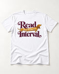 Read the Dachshund Interval T-Shirt in White, flat lay product photo