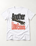 Another Dachshund Line Exists T-Shirt in White, flat lay product photo