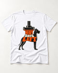 Great Dane Heavy Days Lift T-Shirt in White, flat lay product photo