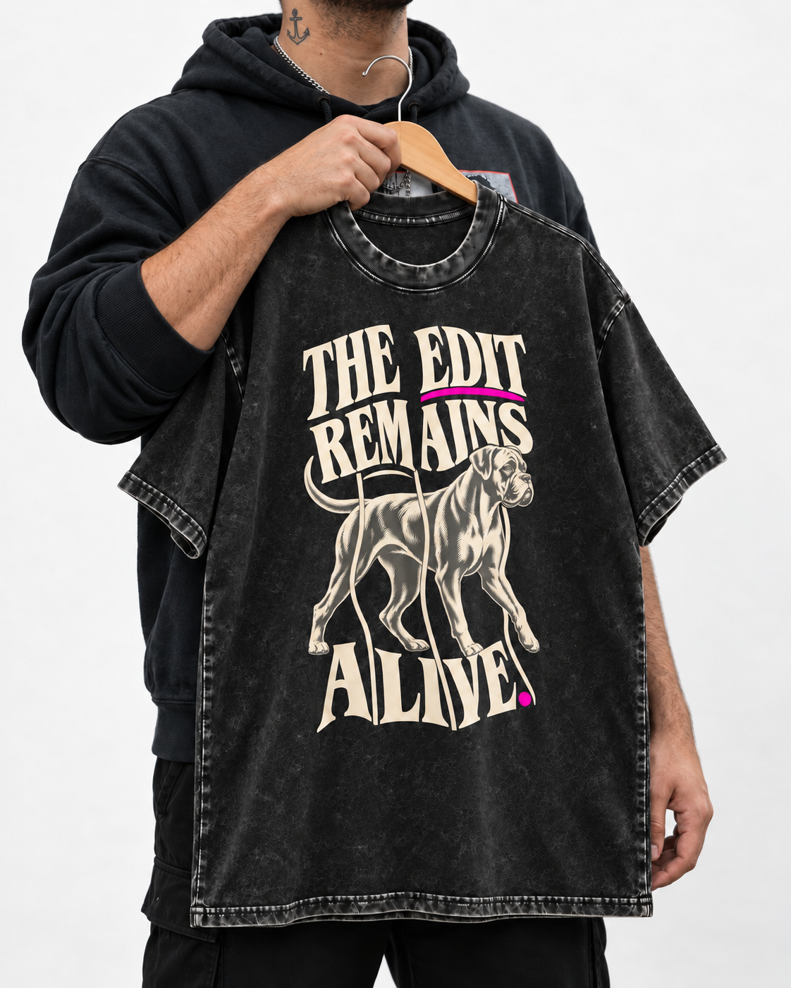 The Boxer Edit Remains Alive Washed Tee