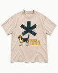 There Is Another Beagle Washed Tee in Apricot, flat lay product photo