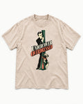 Undercover Overdressed Pug Washed Tee in Apricot, flat lay product photo