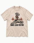 Great Dane Lean Washed Tee in Apricot, flat lay product photo