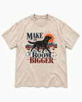 Make the Room Bigger Labrador Retriever Washed Tee in Apricot, flat lay product photo
