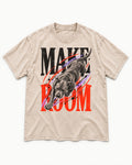 Make Room for Pitbull Washed Tee in Apricot, flat lay product photo