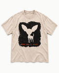 More White Space Chihuahua Washed Tee in Apricot, flat lay product photo