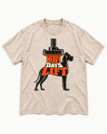 Great Dane Heavy Days Lift Washed Tee in Apricot, flat lay product photo