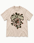 Give Pug Room Washed Tee in Apricot, flat lay product photo