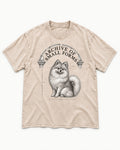 Pomeranian Archive of Small Forms Washed Tee in Apricot, flat lay product photo