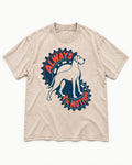 Great Dane Always in Motion Washed Tee in Apricot, flat lay product photo