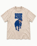 Room for Weight Rottweiler Washed Tee in Apricot, flat lay product photo